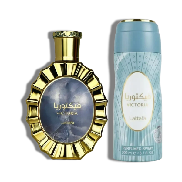 Lattafa Victoria 100ml/3.4 Oz EDP Set 2 Piezas EDP 3.4oz Unisex