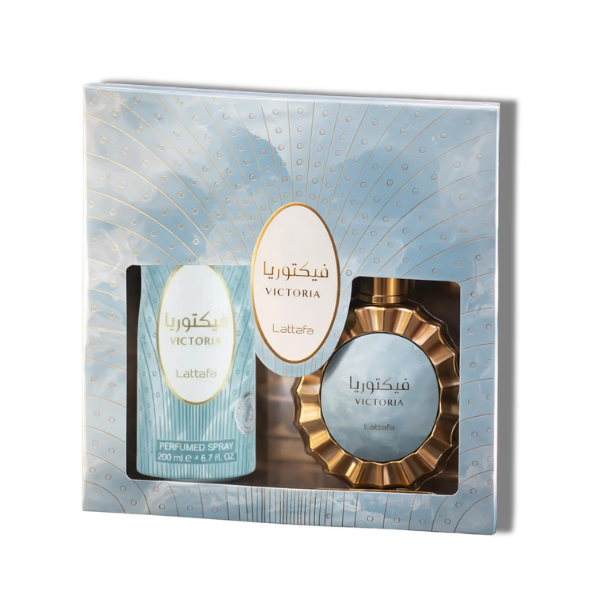 Lattafa Victoria 100ml/3.4 Oz EDP Set 2 Piezas EDP 3.4oz Unisex