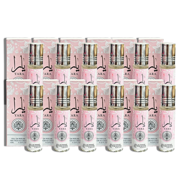 X12 Mini Yara 10ml/0.34 Oz Ard Al Zaafaran  Roll On Perfume -Aceite-  Women
