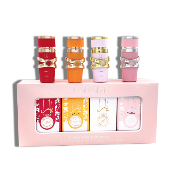 Lattafa  Set My Yara Collection 5ml/0.17oz 4pcs Spray Gift Women's Set