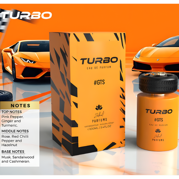 Zakat - TURBO GTS 100ml/3.4 oz Men -Naranja-