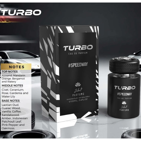 Zakat - TURBO SPEEDWAY 100ml/3.4 oz Men -Negro-