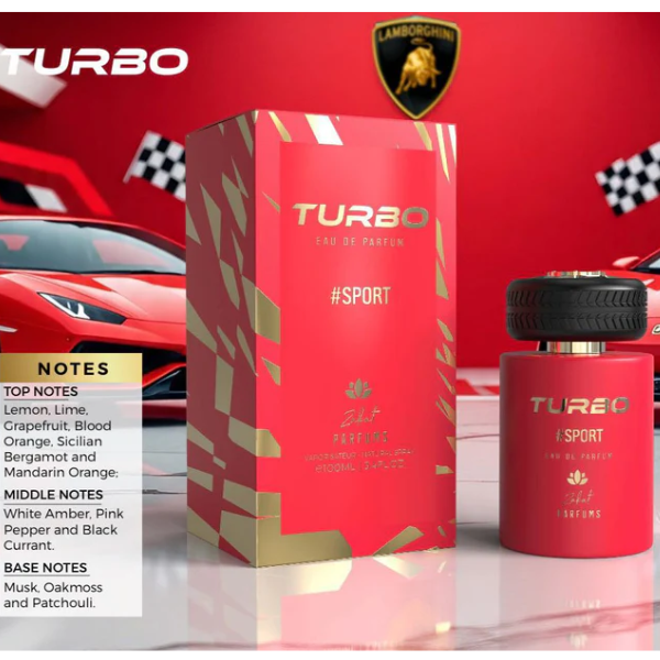 Zakat - TURBO SPORT 100ml/3.4 oz Men -Rojo-