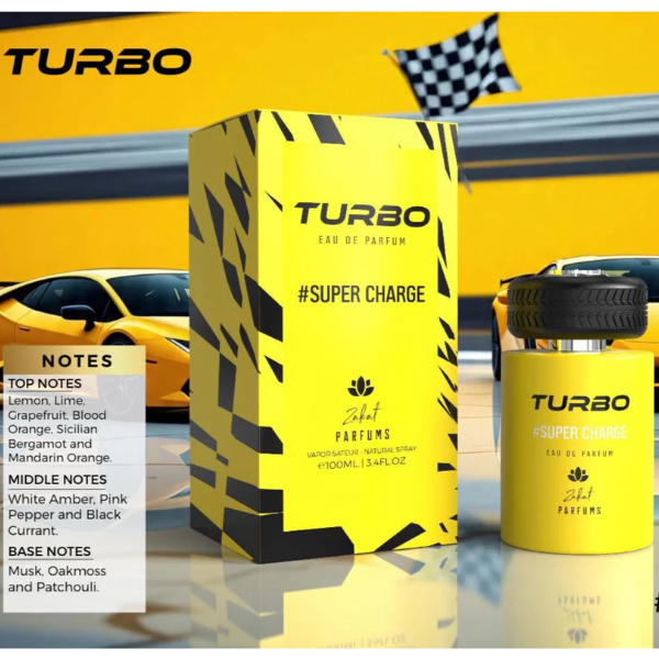 Zakat - TURBO SUPER CHARGE 100ml/3.4 oz Men -Amarillo-
