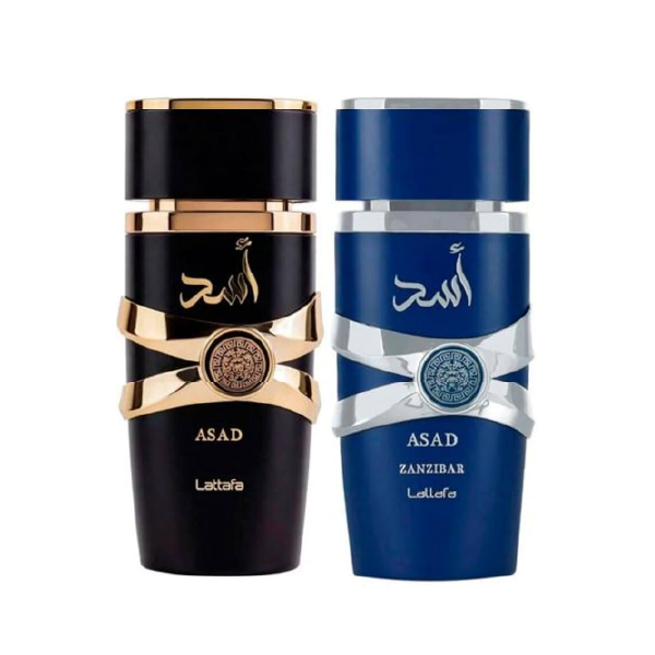 Lattafa Asad 5th Anniversary Edition EDP Set 2 pzas Men's Set