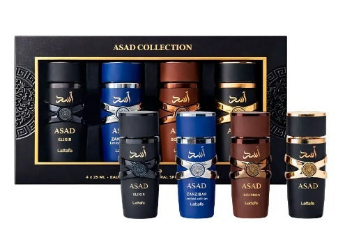 Lattafa My Asad Collection 25ml/0.84oz 4pcs Gift Men's Set