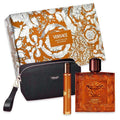 Versace Eros Najim Parfum 3 Pcs Set 3.4 Oz Parfum Spr+0.33 Oz Parfum Travel Spr+Bag [Brown-Hard Box]